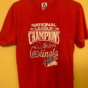 St. Louis Cardinals 1985 champions World Series T-shirt